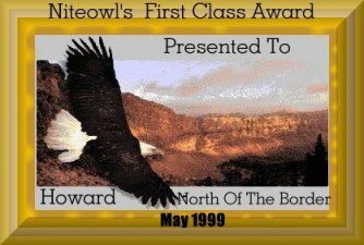 Niteowl`s First Class Award